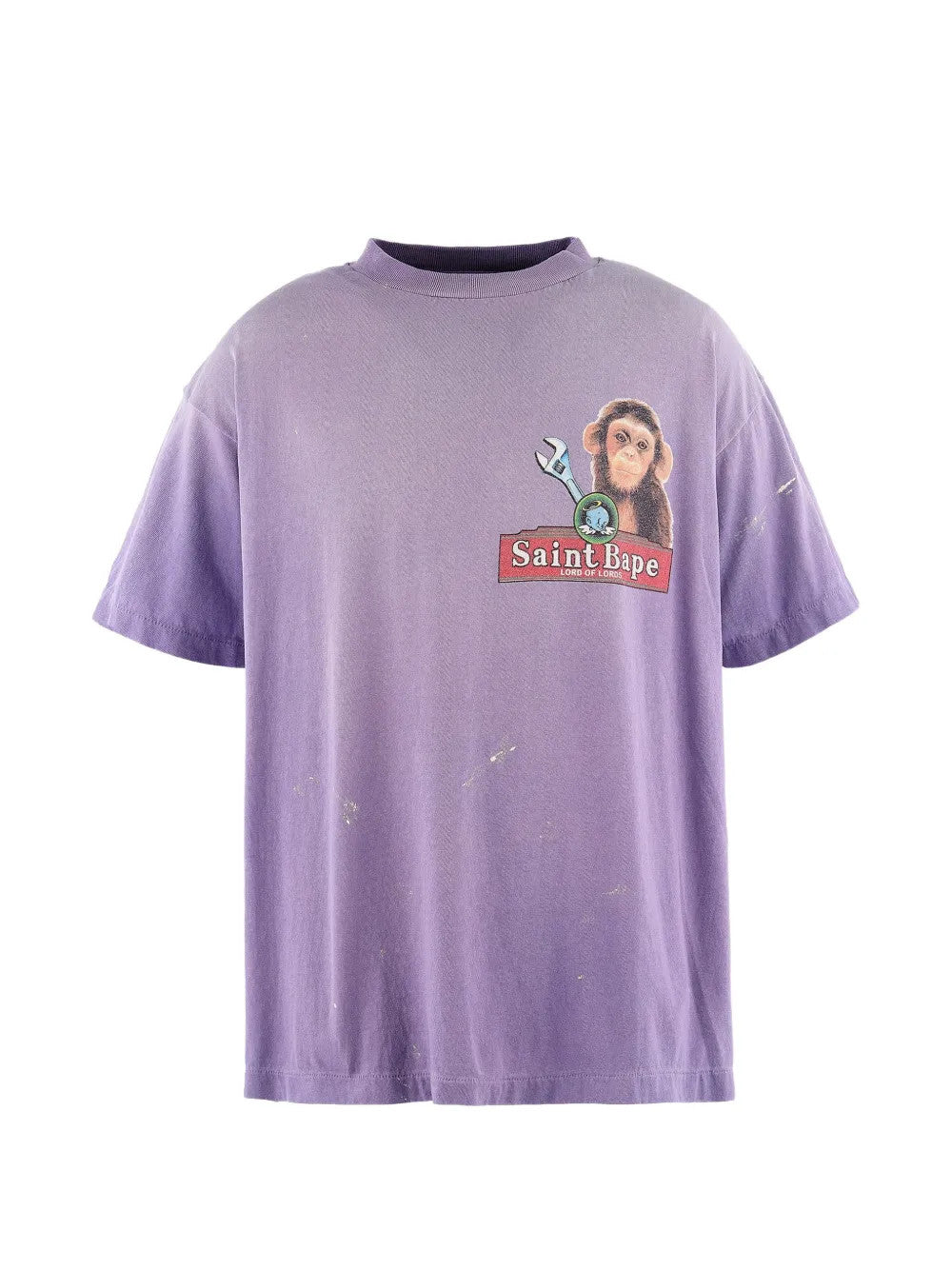 Purple t-shirt, front view