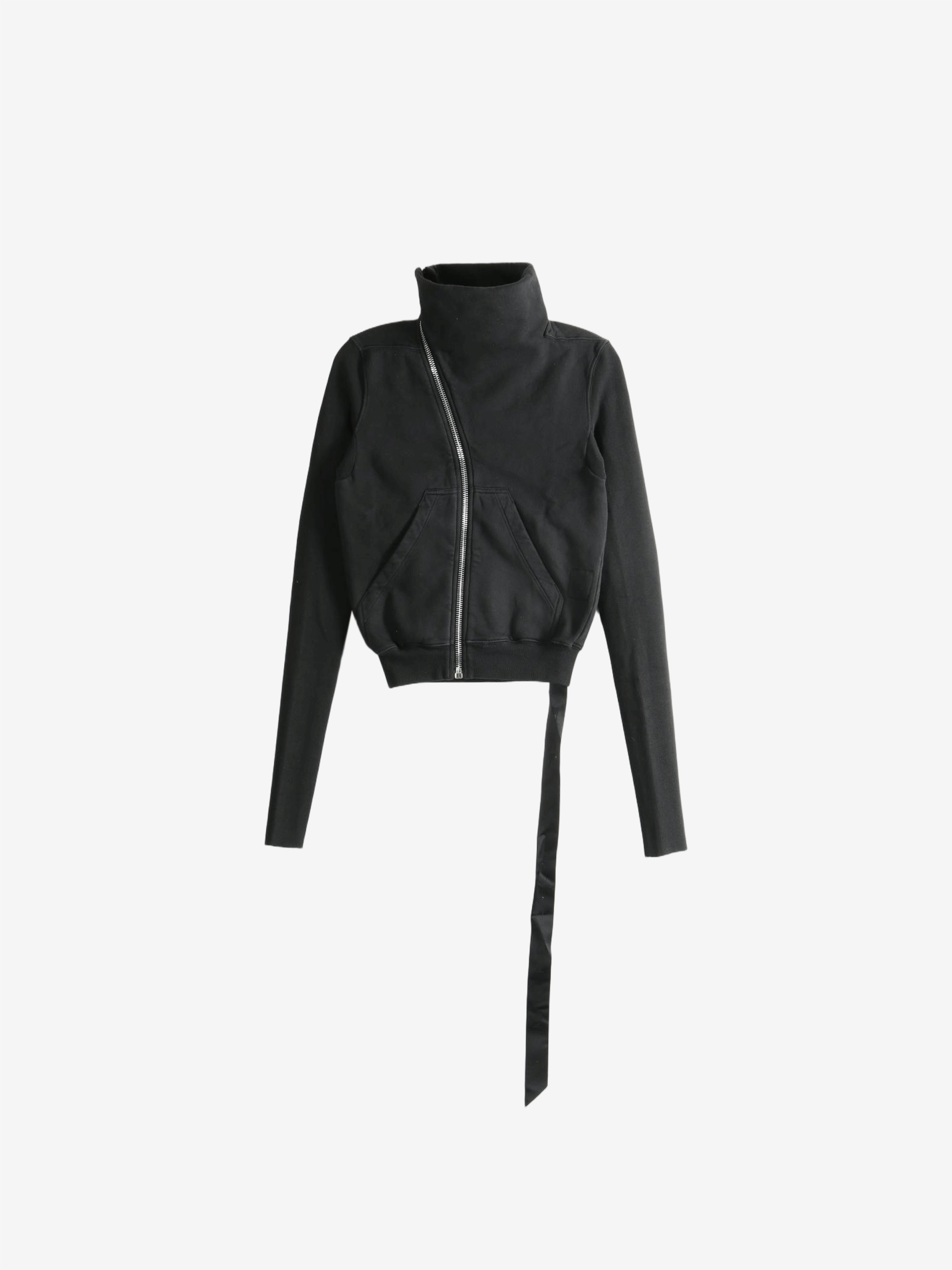 Black hoodie, front view
