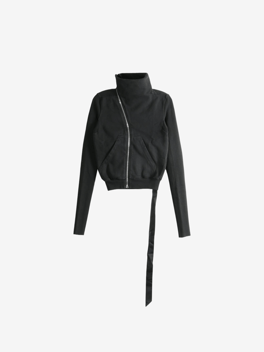 Black hoodie, front view