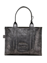 MARC JACOBS - Women The Large Metallic Distressed Leather Tote Bag