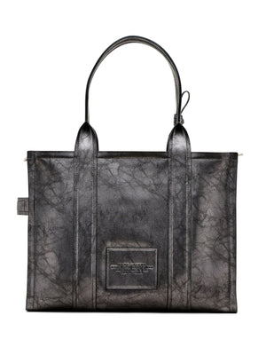 MARC JACOBS - Women The Large Metallic Distressed Leather Tote Bag