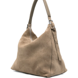 grey bag, side view