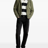 Green hoodie, full body view