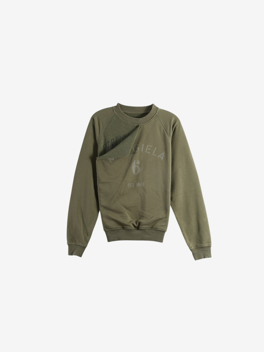 Green hoodie, front view