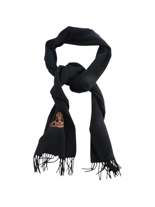 Black scarf, front view