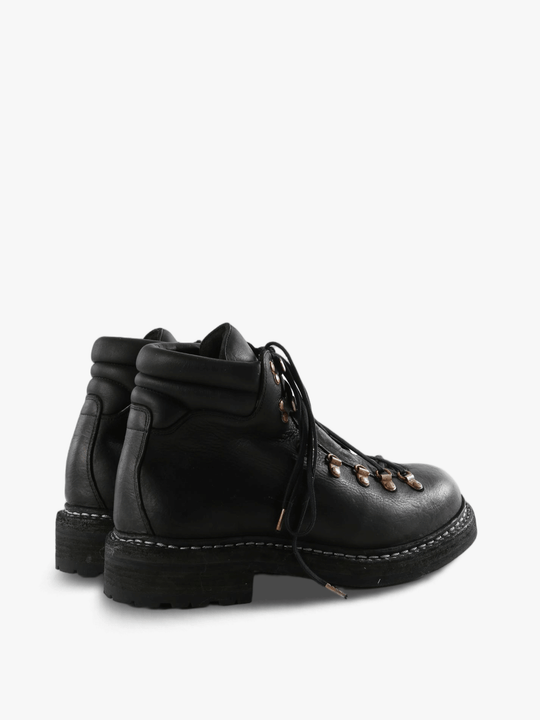 Black boots, side view