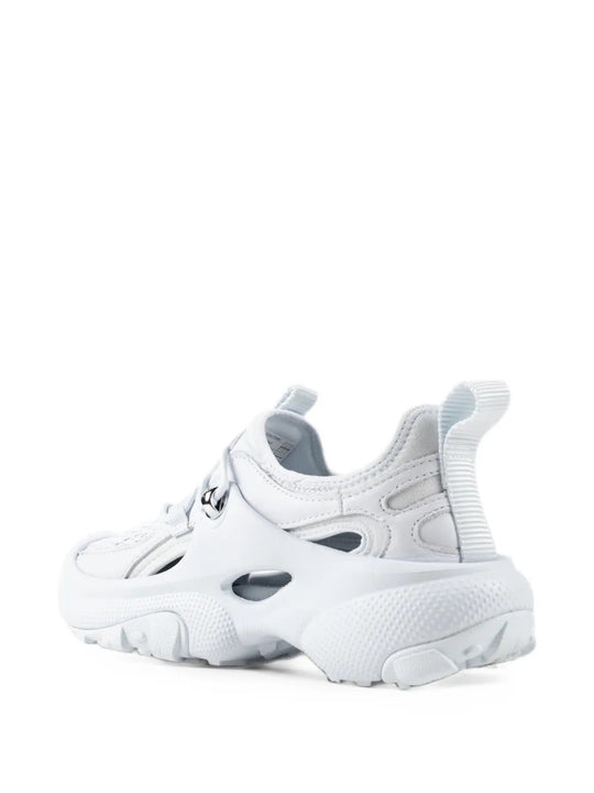White shoes, side view