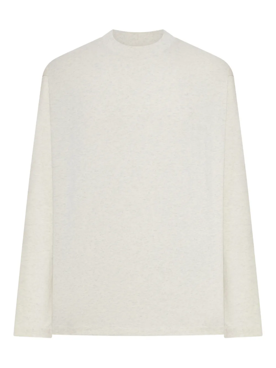 white t-shirt, front view