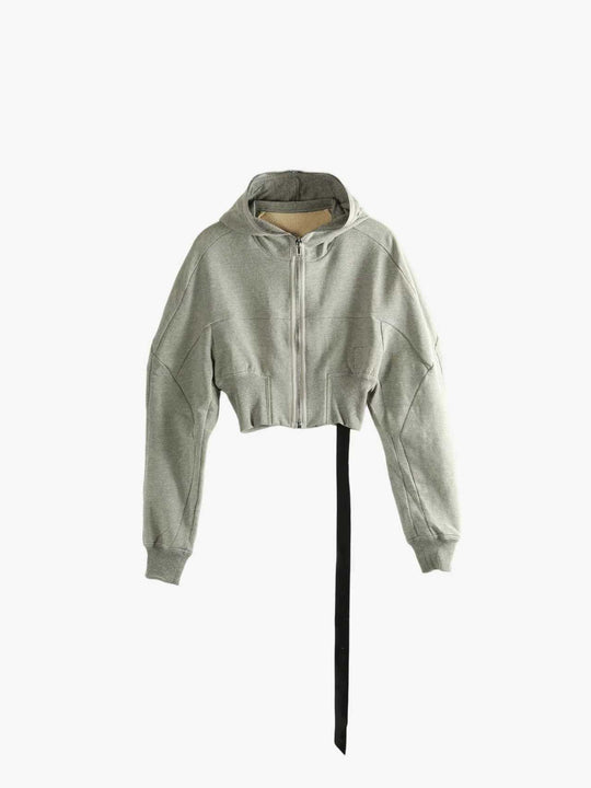 Grey hoodie, front view