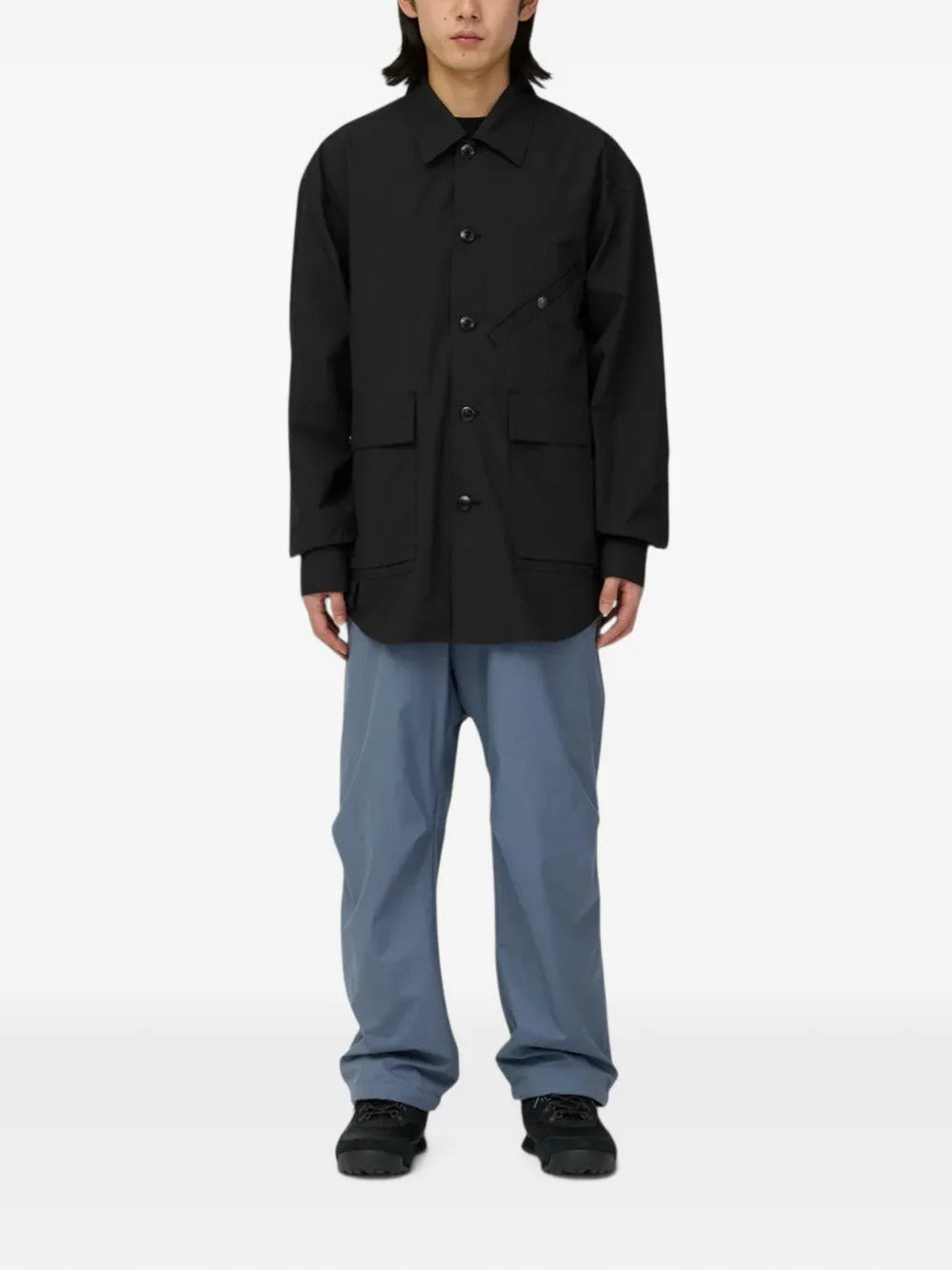 Black jacket, front view