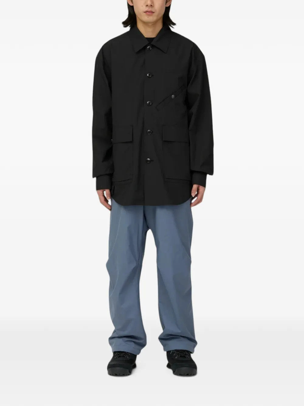 Black jacket, front view
