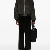 Brown jackets, full body view