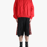 Red jacket,full body view