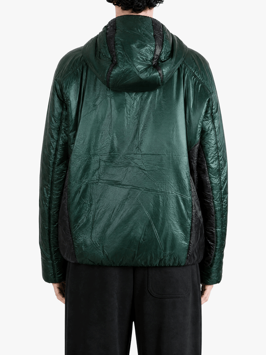 Green jacket, full body view