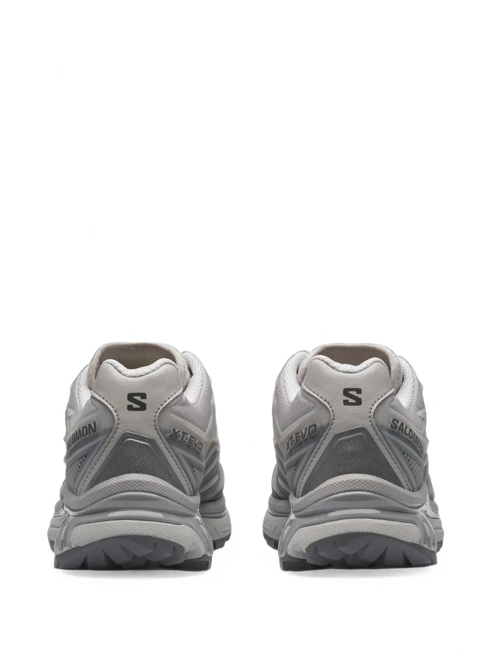 Grey shoes, back view