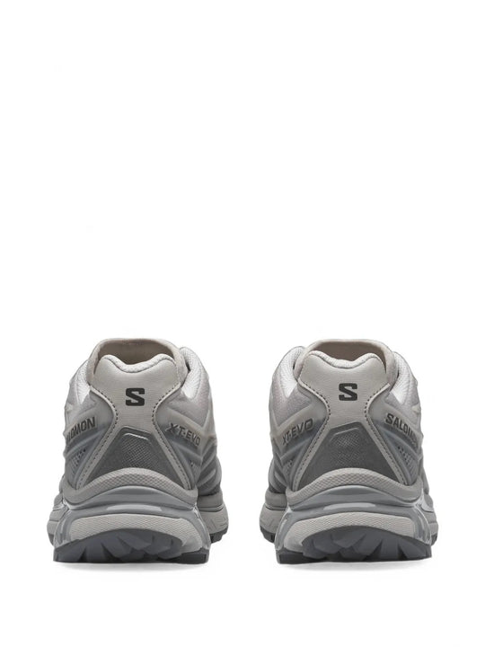 Grey shoes, back view