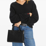 black bag, full body view