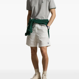 Grey t-shirt, full body view
