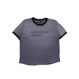 Blue t-shirt, front view