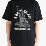 Black tee, front view