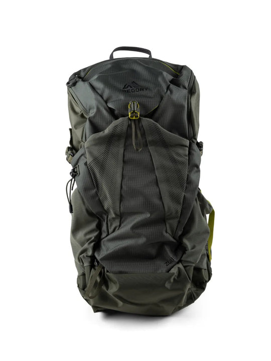 Green bag, front view