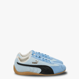 Light blue and black sneaker,front view