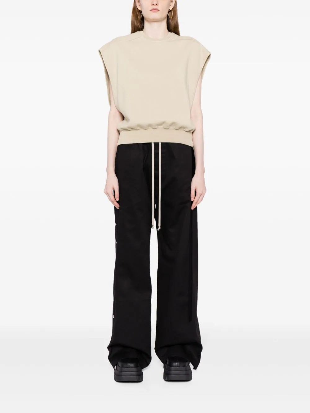 RICK OWENS DRKSHDW - Women Sl Tatlin Sweat T-Shirt