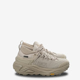 Tan sneakers,front view