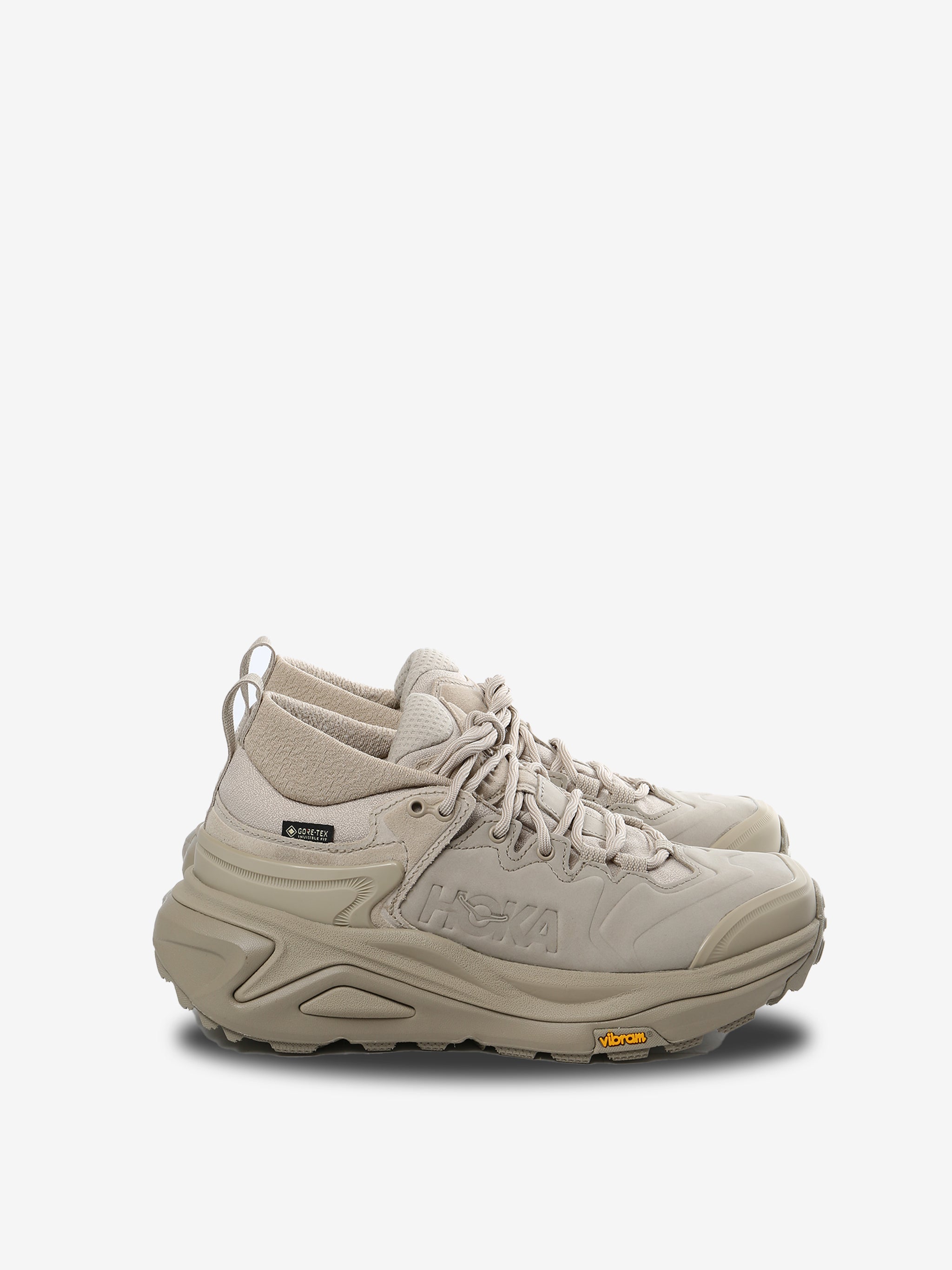 Tan sneakers,front view