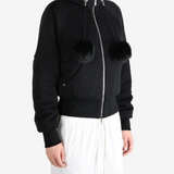MOOSE KNUCKLES - Women Oro Reversible Hood Zip Sweater