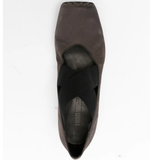 Brown shoes, up view