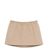 tan skirt, front view