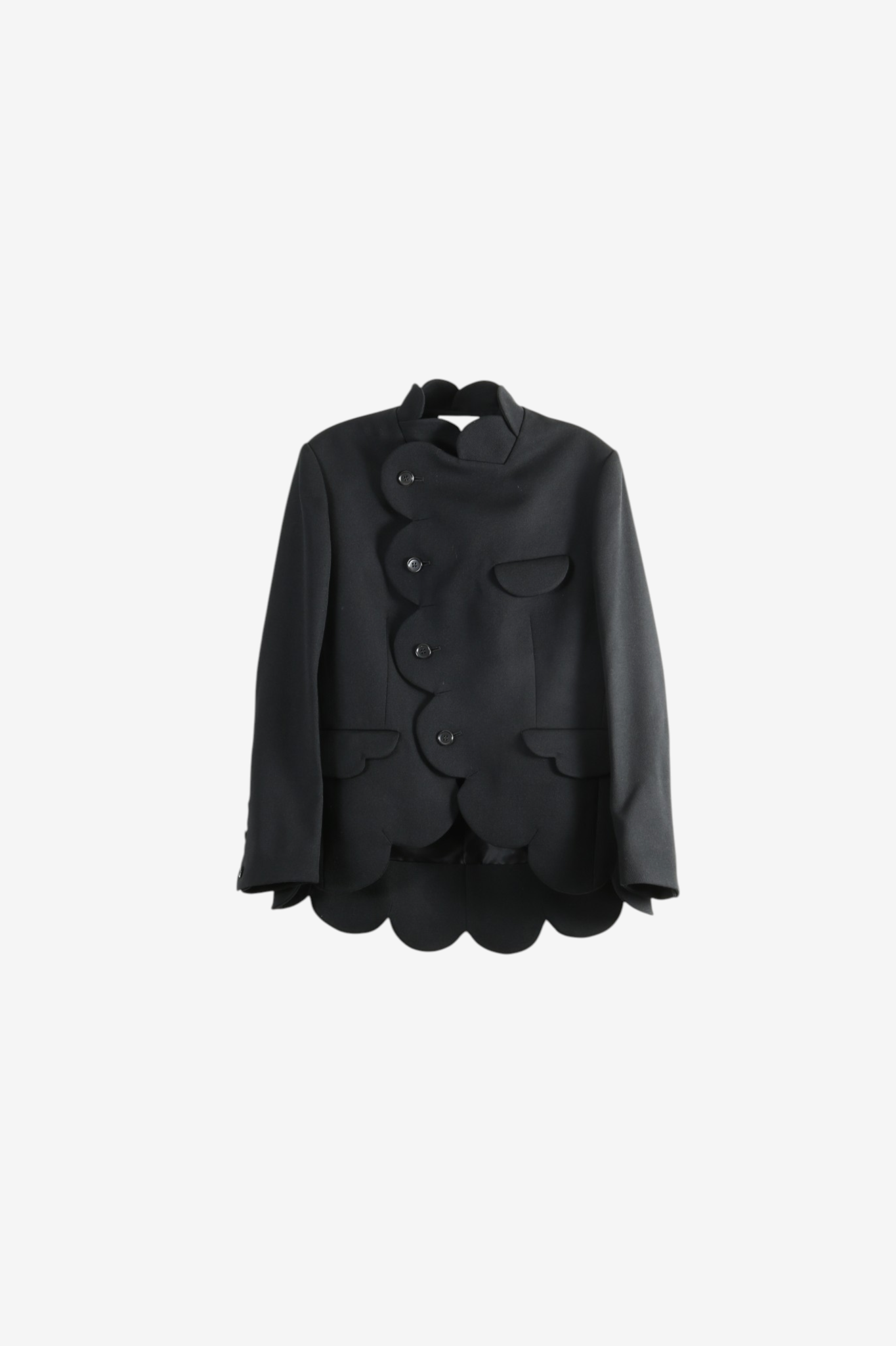 Black jacket, front view