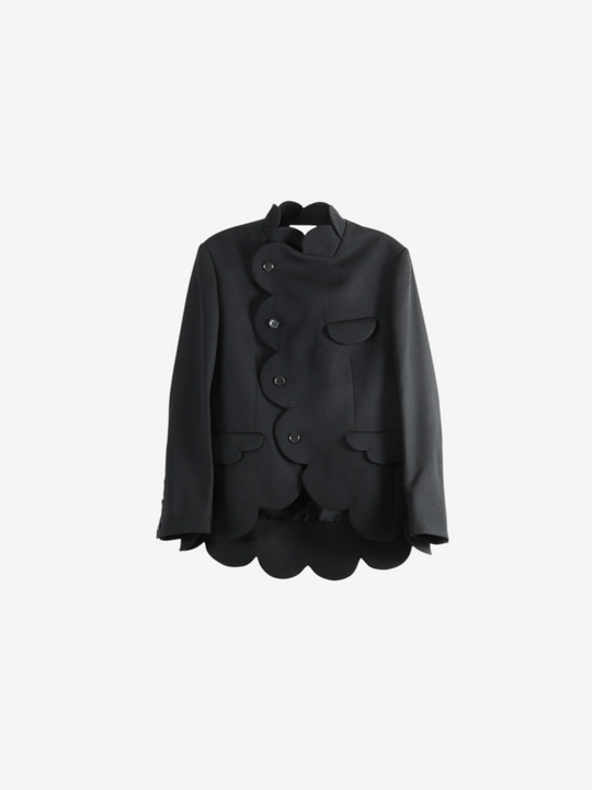 Black jacket, front view