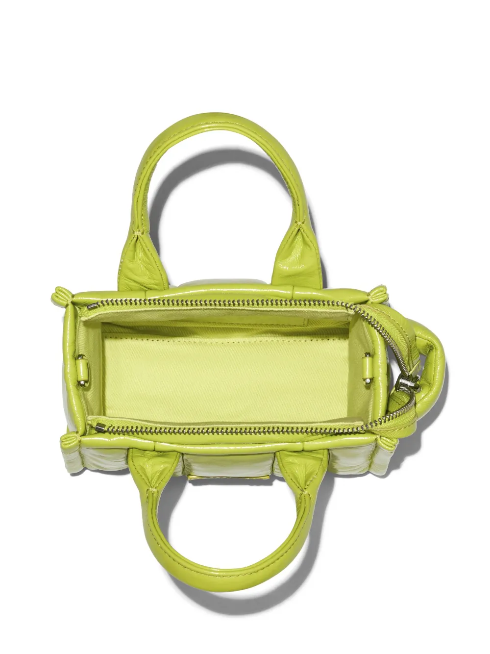 Green bag, up view