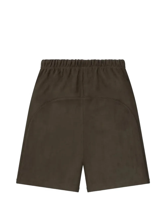 Brown shorts,back view