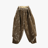 Green pants, front view