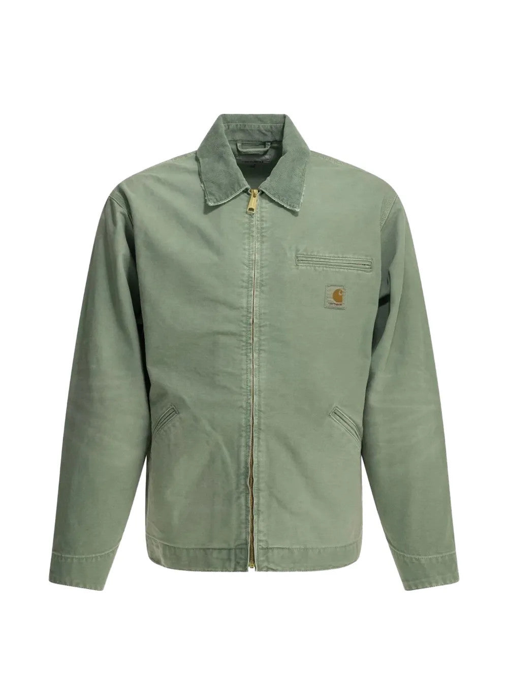 Green jacket, front view