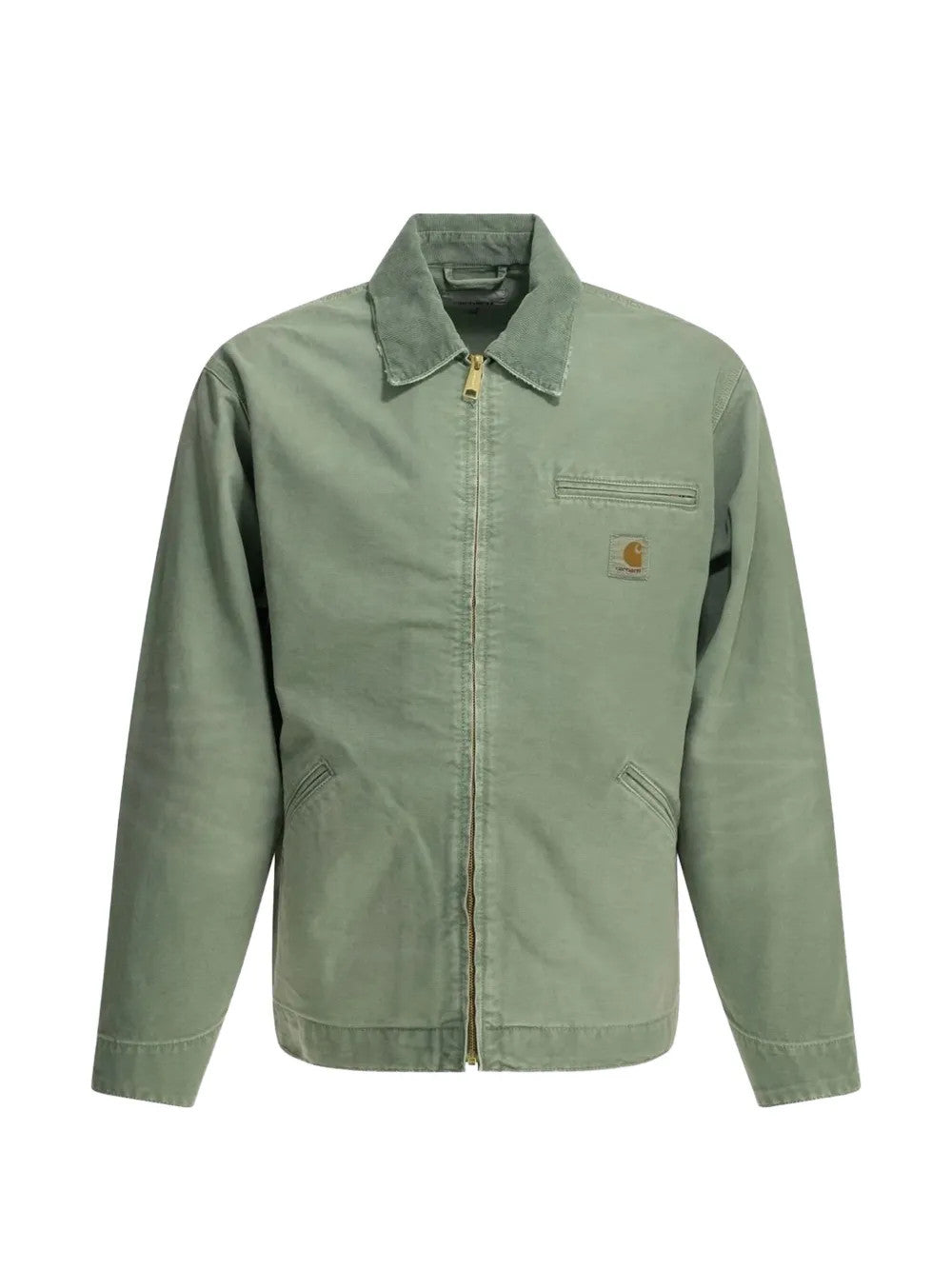 Green jacket, front view