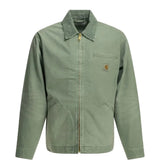 Green jacket, front view