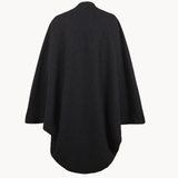 Black jacket, back view