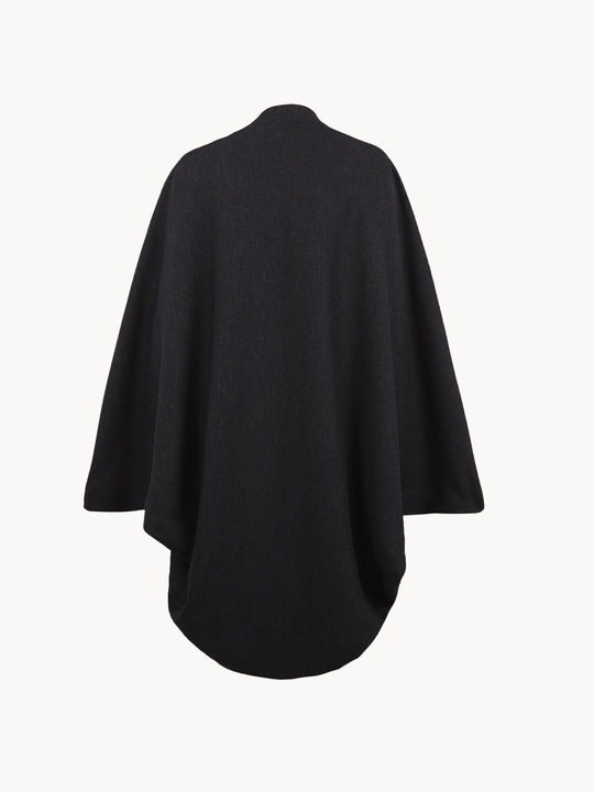 Black jacket, back view