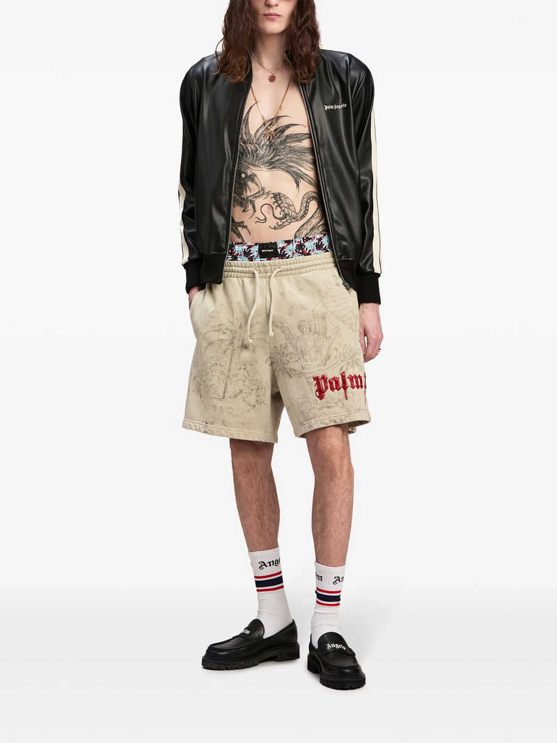 PALM ANGELS - Men Pencil All Over Sweatshorts