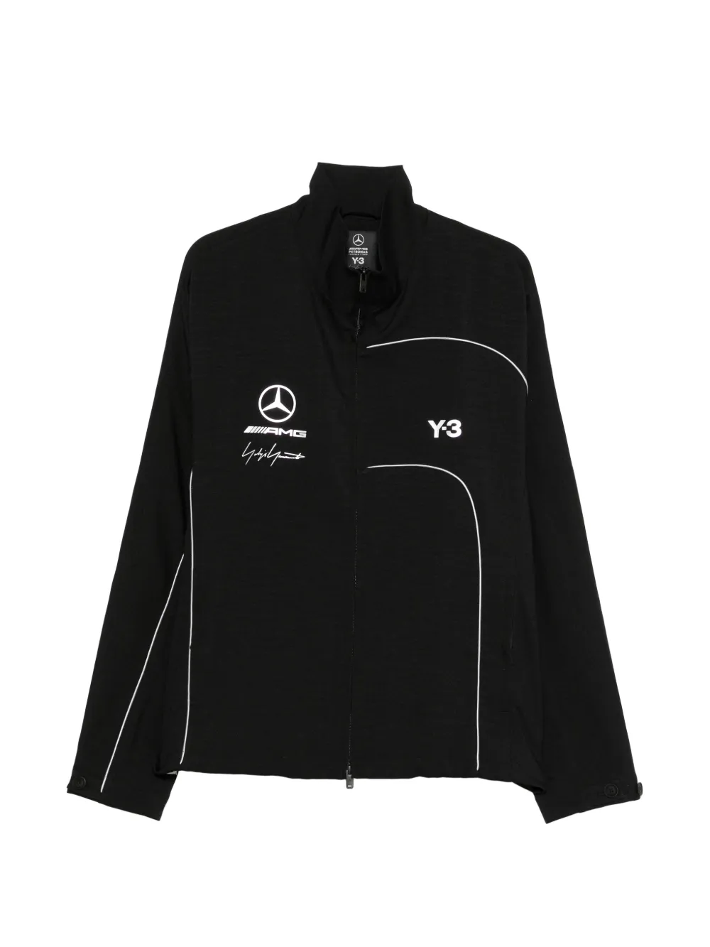 Black jacket, front view