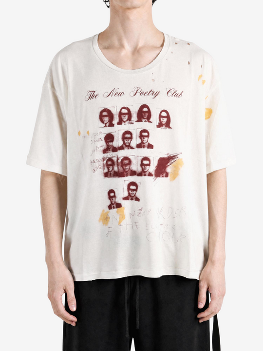 Tan t-shirt, front view