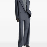 Grey top, full body view