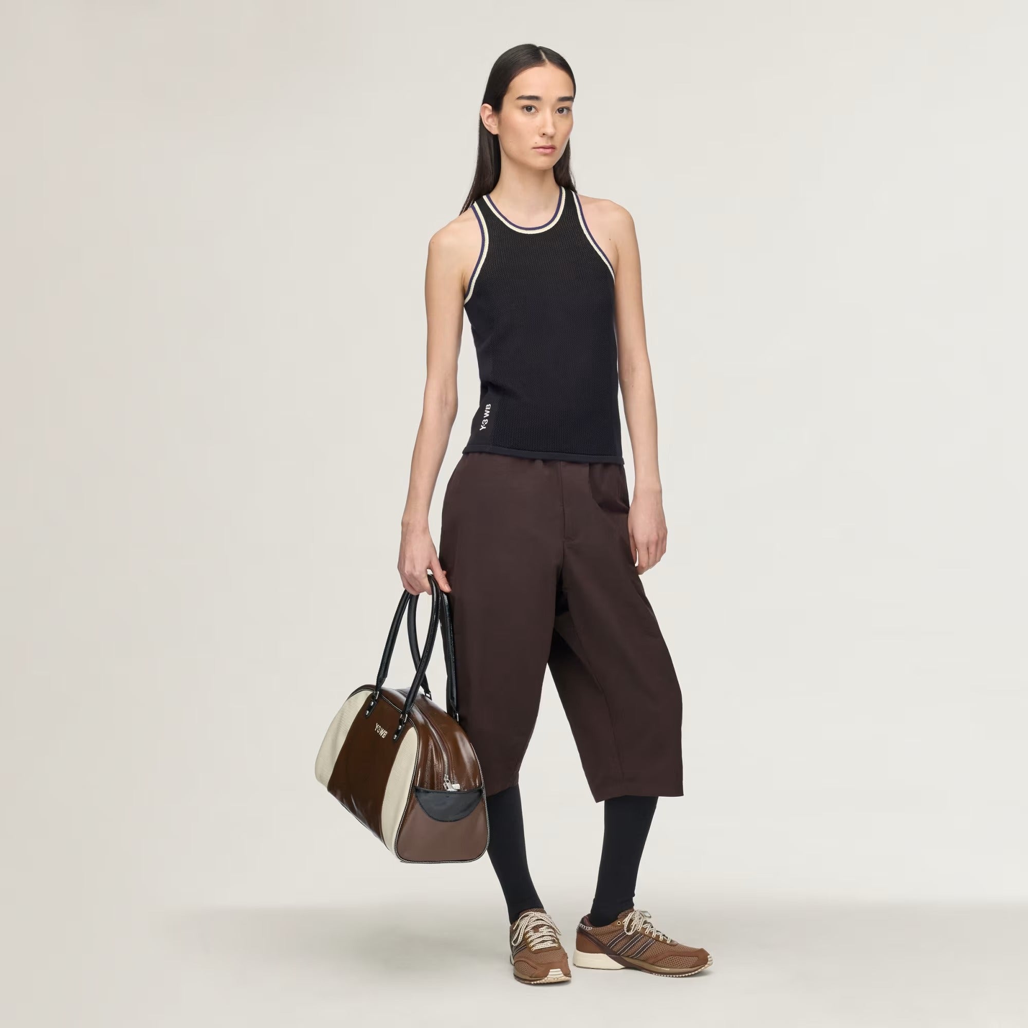 Black top, full body view