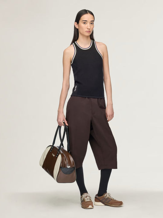 Black top, full body view
