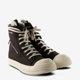 Black sneaker, front view