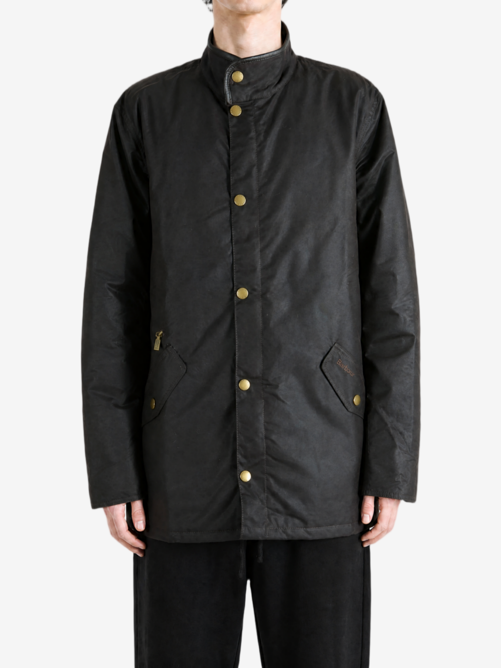 Black jacket, full body view